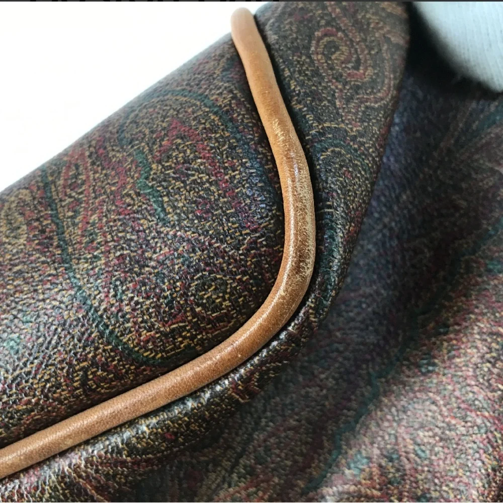 Authentic ETRO Paisley Boston Bag